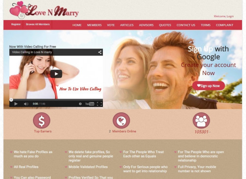 Matrimonial website php source code